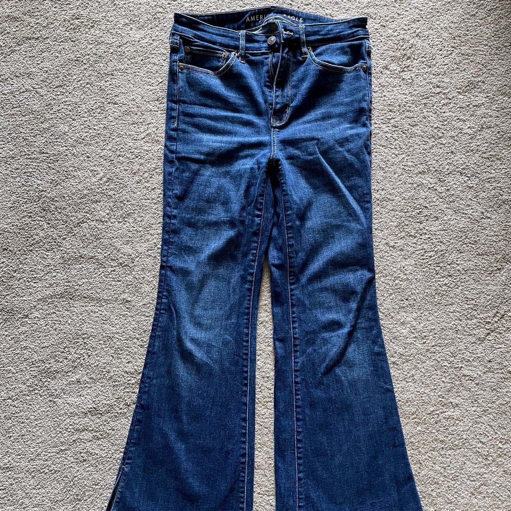 American Eagle High Rise Flare Jeans